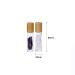 Constore Gemstone Roller Bottles - 5 PCS 10ML Refillable Roll On Bottles with Healing Crystal Chips - Ideal for Perfumes and Aromatherapy Oils - Buy Online on SooperMarket.com
