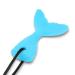 Baby Tooth Chew Necklace  Baby Teether Toys  Silicone Fish Tail Shape Teether Stick Chew Bit Pendant Baby Nursing Teether Sensory Exploration for Boys Girls(4)