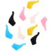 Harilla 5 Pairs Eyeglass Hooks Silica Gel Ear Grip Holder Glass Temple Tip