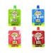 4x Warheads Attack Gel Tongue Gel - Cherry Apple Strawberry Raspberry - super sour - Original from USA