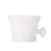 mumisuto shaving mug plastic shaving soap bowl foam shaving soap cream bowl men's shaving bowl (white)