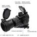 FalconOptics Airsoft Scope 1x30mm Red Dot Sight with Quick-Flip Lens Covers - Black Aluminum Picatinny Sight - Buy Online on SooperMarket.com