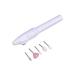 1PC Professional Electric Manicure Pedicure Nail File Set Portable Mini Nail Drill System Manicure Polishing Shape Tools with 5 Grinding Head 1Set Battery Not Included