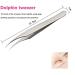 Yimart Professional Eyebrow Tweezer Set - Stainless Steel Eye Lashes Tweezers Kit for False Eyelash Extensions - 7Pcs Makeup Tool Set - Buy Online on SooperMarket.com