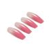 Brishow Coffin Artificial Nails - Long Gradient Ballerina Acrylic Press-On Nails (24pcs) for Women & Girls - International Shipping Available - Buy Online on SooperMarket.com