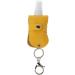 TEBI Portable 50ml Spray Bottle - Leak Proof & Refillable with Leather Keychain Holder - Black | Ideal for Travel & Daily Use - Buy Online on SooperMarket.com