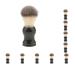 10 Set of Soft Nylon Hair Shaving Brushes ABS Handle Barber Shaving Tool for Men 10pcs (As Pictured)