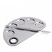 Yimart  Stainless Steel Makeup Palette Cosmetic Five Holes Mixing Pallete Spatula