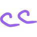 Ear Protector Hook Flexible Comfortable Ear Hook Washable Easy To Wear Silicone 10 Pcs for Kids(Purple) - Buy Online on SooperMarket.com