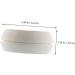 FOMIYES 1 Set Box Loose Powder Box Empty Loose Powder Container Cosmetic Powder Puff Face Powder Cushion Loose Powder Container with Powder Puff Travel Abs Makeup Pad White Portable 6.2x6.2cm White - Buy Online on SooperMarket.com