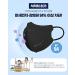 Buy Good Day KF94 Certified Bi-Folding 4-Layers Face Masks - Pack of 10 - Premium Disposable Respirators for Adults - Made in Korea - Black - Buy Online on SooperMarket.com