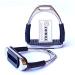 Amidale Flexi Safety Stirrups Horse Riding Bendy Irons Stainless Steel Black Treads 4.5 Inches