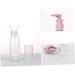 minkissy 1 Set Lotion Container Clear Container Empty Dispenser Kit Makeup Liquid Containers Kits Lotion Bottle Toiletries Dispenser Container Sample Containers Cosmetic Travel Pump Bottle - Buy Online on SooperMarket.com