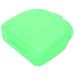 Denture Bathing Box with Ventilation Holes - Green Denture Holder Case for Orthodontic Retainers & Artificial Teeth | International Shipping - Buy Online on SooperMarket.com