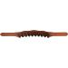 Ergonomic Two-Row Trigger Point Massager with 20 Beads - Portable Wood Gua Sha Stick for Neck Shoulders Arms & Legs | Carbonized Beech - Buy Online on SooperMarket.com