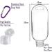 50 Pack 50ml Travel Plastic Keychain Bottles - Portable Leakproof Squeeze Containers for Lotion and Soap - Refillable Empty Bottles - $0.89/count - Buy Online on SooperMarket.com