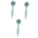 3 Sets Cleansing Brush Pore Scrubber Manual Facial Brush Facial Scrub Brush Silicone Scrubbers Silicone Replacement Facial Brush Deep Cleaning Brush Facial Face