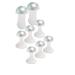 Pearl Silicone Toe Separator for Pedicure - 8pcs Toe Spacers for Feet, Stretchers, Spreaders, Polish Guards - Buy Online on SooperMarket.com