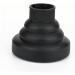 Universal Silicone Hair Dryer Diffuser | Curl Diffuser Attachment for Curly Hair | Hair Care Accessory (13.8x13.8cm Black - Buy Online on SooperMarket.com