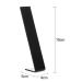 4-Piece Black Acrylic Hair Clip Display Stand Organizer - Buy Online on SooperMarket.com