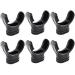 Scuba Choice Black Regulator Octopus Mouthpieces with Tie (6-Piece) - Ideal for Dive Shops and Resorts - Buy Online on SooperMarket.com