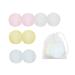 Milisten 8Pcs Bamboo Makeup Remover Pads Reusable Makeup Remover Pads Makeup Cotton Round Makeup Remover Pads Makeup Remover Cotton Pads Reusable face Pads Facial Towel Nail Polish Washable