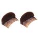 2PCS Sponge Hair Base Inserts - Brown Bun Maker & Braid Tool for DIY Hair Styling - Buy Online on SooperMarket.com