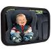 Baby Car Mirror - Large Shatterproof Baby Mirror - Baby Car Mirror For Back Seat - Keep an Eye and Monitor your Child in the Backseat Safely - A Lightweight Car Mirror Baby Rear View