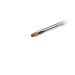 Kolinsky UV Gel Brush Size 6 - Short Handle Nail Art Brush with Black & Silver Ferrule for Professional Nail Design - Buy Online on SooperMarket.com