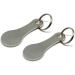 Buy 2 Sets Stainless Steel Shopping Trolley Tokens & Key Rings - Durable Metal Coin Holder & Wine Bottle Opener - Perfect for DIY & Couples - Buy Online on SooperMarket.com