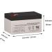 Buy Phantom Power BT-12V-3A-B 12V 3.5Amp SLA Replacement Battery | Fast Worldwide Shipping - Buy Online on SooperMarket.com