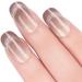 DANNI & TONI 28 Stickers Semi Cured Nail Wraps Soft Self-Adhesive Gel Nail Stickers Salon-Quality Gel Nail Polish Strips Manicure Stickers Set(Midnight Mirage) Gradient French Tip Cat's Eye - Buy Online on SooperMarket.com