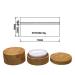 30g Eco-Friendly Bamboo Powder Jars - Double Sided Makeup Case with Sifter & Puff Kit for Global Shipping - Buy Online on SooperMarket.com