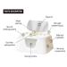 GOGO Pure Baby Wipe Warmer and Dispenser - Advanced Features, Dual Heat, Improved Design - Exclusively on Amazon - Buy Online on SooperMarket.com