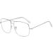 Musivon glasses frames women men - vintage glasses without prescription window glass decorative glasses silver
