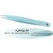 Professional Stainless Steel Precision Tweezers Set - For Eyebrows, Ingrown Hair, Facial Hair Removal - 2 Piece Set for Men and Women (Multi Color) - Buy Online on SooperMarket.com
