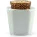 Herbest's porcelain dappen DISH with cork lid for nail art nail art cup manicure cup cork cups nail art liquid powder container dappen shell for acrylic fluid and powder white