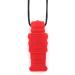 Buy Silicone Teether Necklace - Chew Pendant for ADHD Autism & Anxiety - Red Sensory Chew Toy for Kids & Adults | International Shipping - Buy Online on SooperMarket.com