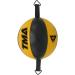 Genuine Cow Hide Leather Double End Speed Ball Boxing Floor to Ceiling Punch Bag - Yellow - Buy Online on SooperMarket.com