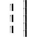 Didiseaon 8 Sets Eyelash Comb Brow Brush with Bag Eyelash Wands Brush Lash Makeup Brush Mascara The Lash Tool Eyebrow Trimming Comb Black Woman Eyebrow Brush Simple Cloth Bag