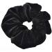 Mytoptrendz Classic Luxury Velvet Scrunchie Ponytail Holder Black