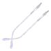Ranara glasses turn glasses glasses 1 pair of metal glasses replacement bars rhinest glass accessories for women silver