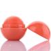 Natural Moisturizing Lip Balm Smooth Ball Healing Lip Balms Fruit Flavoured Lips Care Fully Hydration Lipstick (Orange) Balms