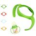 ROMIRUS Baby Feeding Bottle Handles Compatible for NUK Smooth Flow Bottles (Not for Nuk Cups and Nuk Simply Natural Bottles) 2 Counts Color May Vary