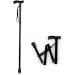 Walking Stick Folding Cane Crutches Foldable Stick Booster Ultralight Trekking Pole Telescopic Walking Stick Outdoor Travel Aluminum Crutches - Buy Online on SooperMarket.com