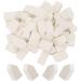 Dajidafu 50 Pieces Cosmetic Puff Absorbent Sponges Pad Nail Brush Coloring Self-Assembly Nails Accessories Supply Stamper Tools - Buy Online on SooperMarket.com