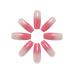 Brishow Coffin Artificial Nails - Long Gradient Ballerina Acrylic Press-On Nails (24pcs) for Women & Girls - International Shipping Available - Buy Online on SooperMarket.com