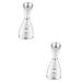 Healeved 2pcs Beauty Steaming Face Instrument Hot Spray Hydrating Facial Sprayer White