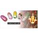 Christmas Nail Art Stamping Plate - Snowman Balloon Candy Bell Pattern - DIY Manicure Print Tool - Buy Online on SooperMarket.com