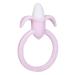 Infant Silicone Teether - BPA Free Soft Pink Teething Toy for Toddlers | Safe Chewing & Soothing Solution - Buy Online on SooperMarket.com